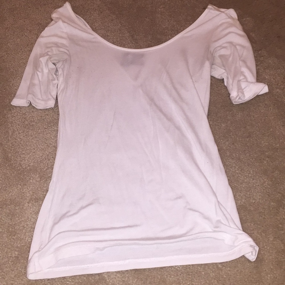 Short sleeve white shirt